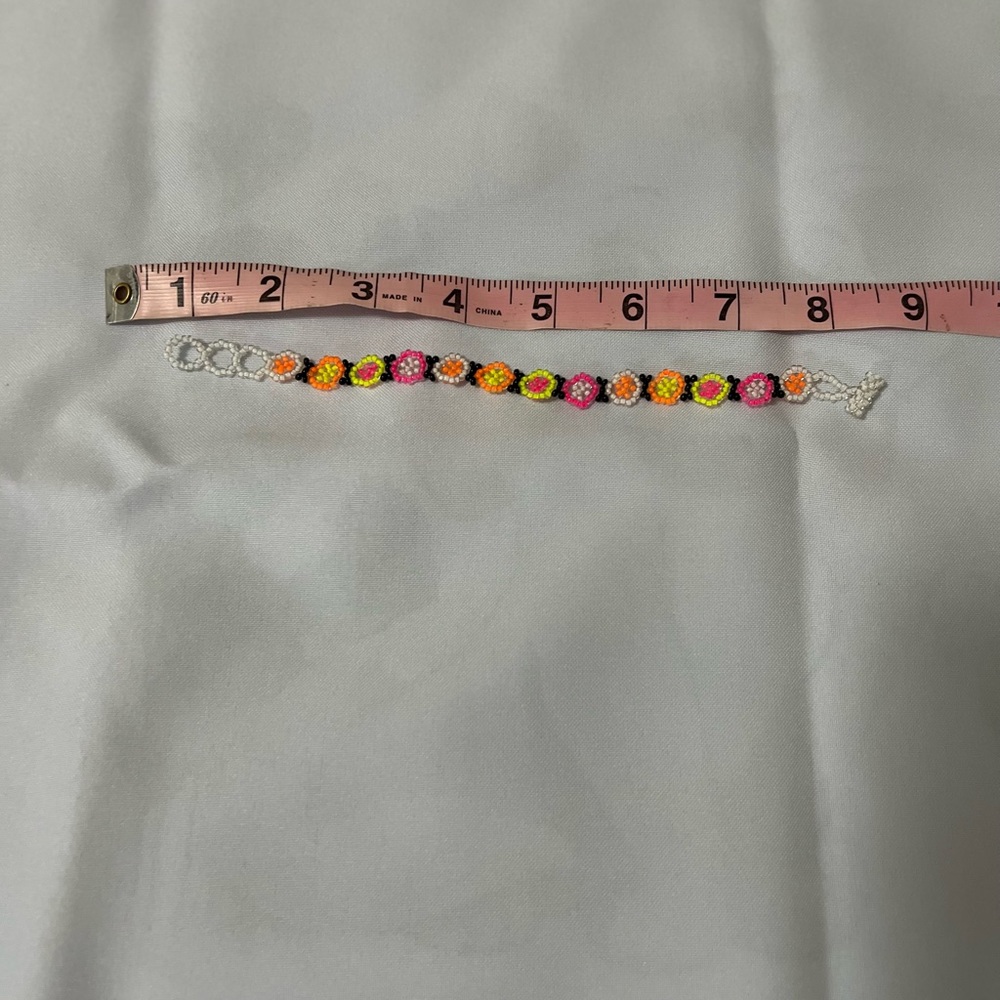 Beautiful hand made for ankle or wrist.